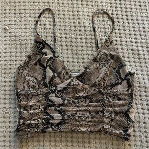 Urban Outfitters Snake Print Cami